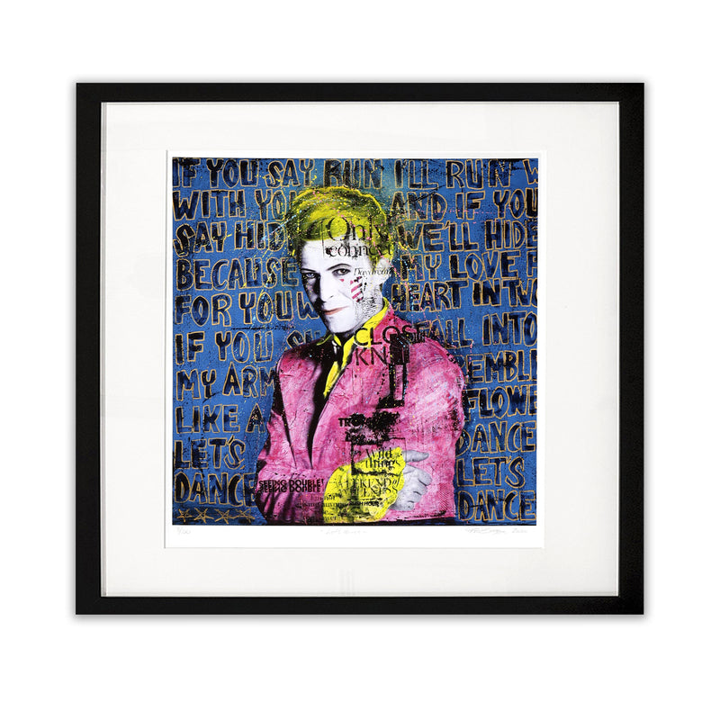 Fru Bugge, DavidBowie  - Let's Dance -  kunst på nett fra oslonowhere